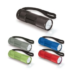 TORCIA ALLUMINIO 9 LED CON...
