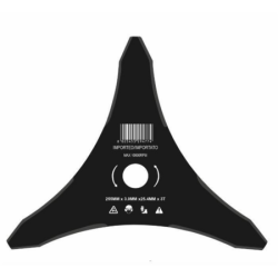 DISCO 3 DENTI ACCIAIO Ø255-3