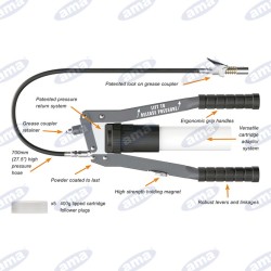 POMPA GRASSO A 2 LEVE